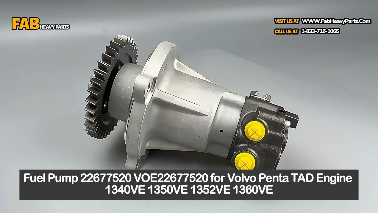 Fuel Pump 22677520 VOE22677520 for Volvo Penta TAD Engine 1340VE 1350VE 1352VE 1360VE