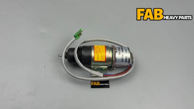 Fuel Shutoff Solenoid 1819100520 MV2-17A Fits Isuzu 4JG1 4JG2 6BG1 6BB1 Engine, 24V