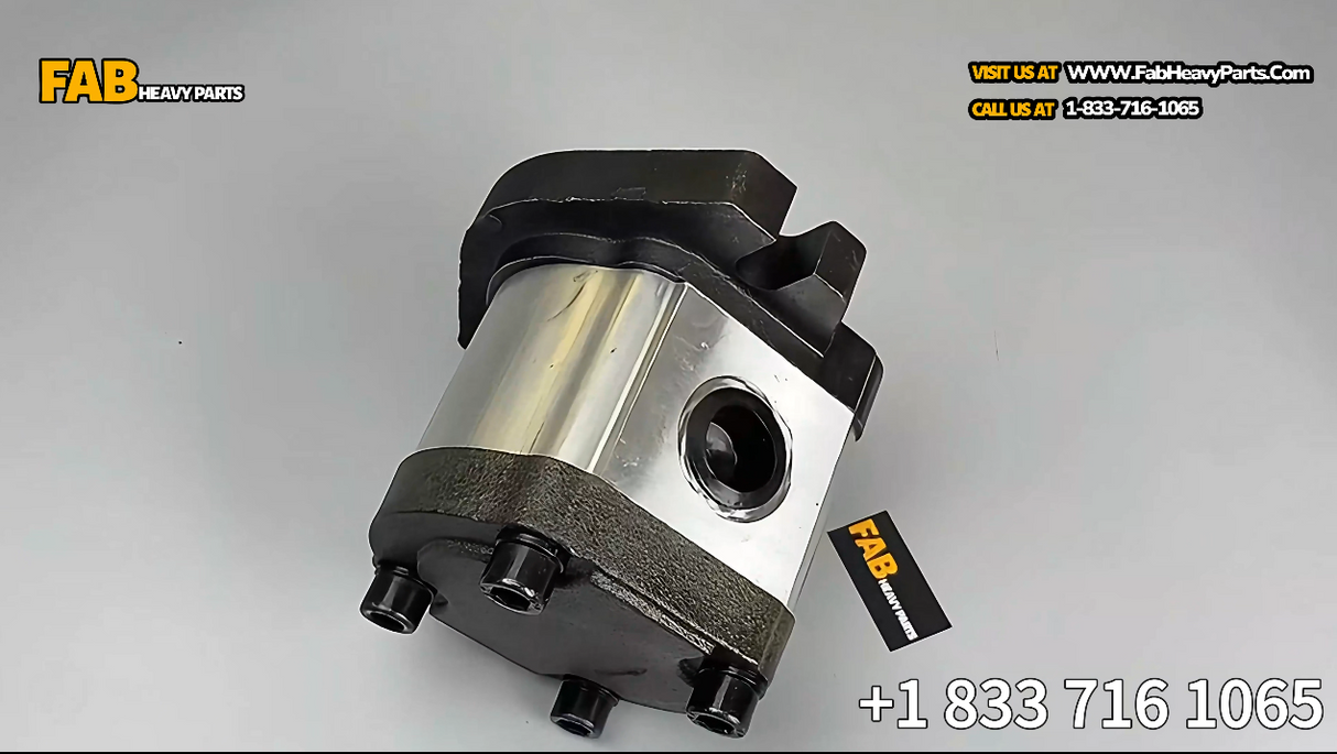 Hydraulic Gear Pump 1-4 GPM 5/8" Keyed Shaft SAE A-2 Bolts CCW Cast Iron Flange CI58K-A02-027L