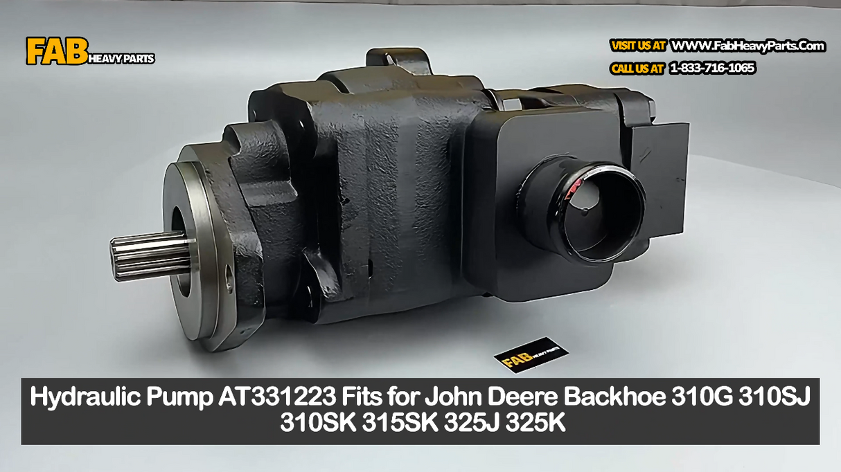 Hydraulic Pump AT331223 Fits for John Deere Backhoe 310G 310SJ 310SK 315SK 325J 325K