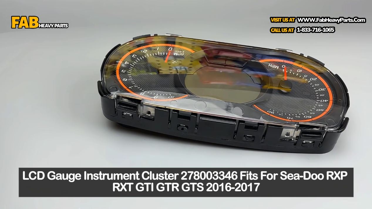LCD Gauge Instrument Cluster 278003346 Fits For Sea-Doo RXP RXT GTI GTR GTS 2016-2017