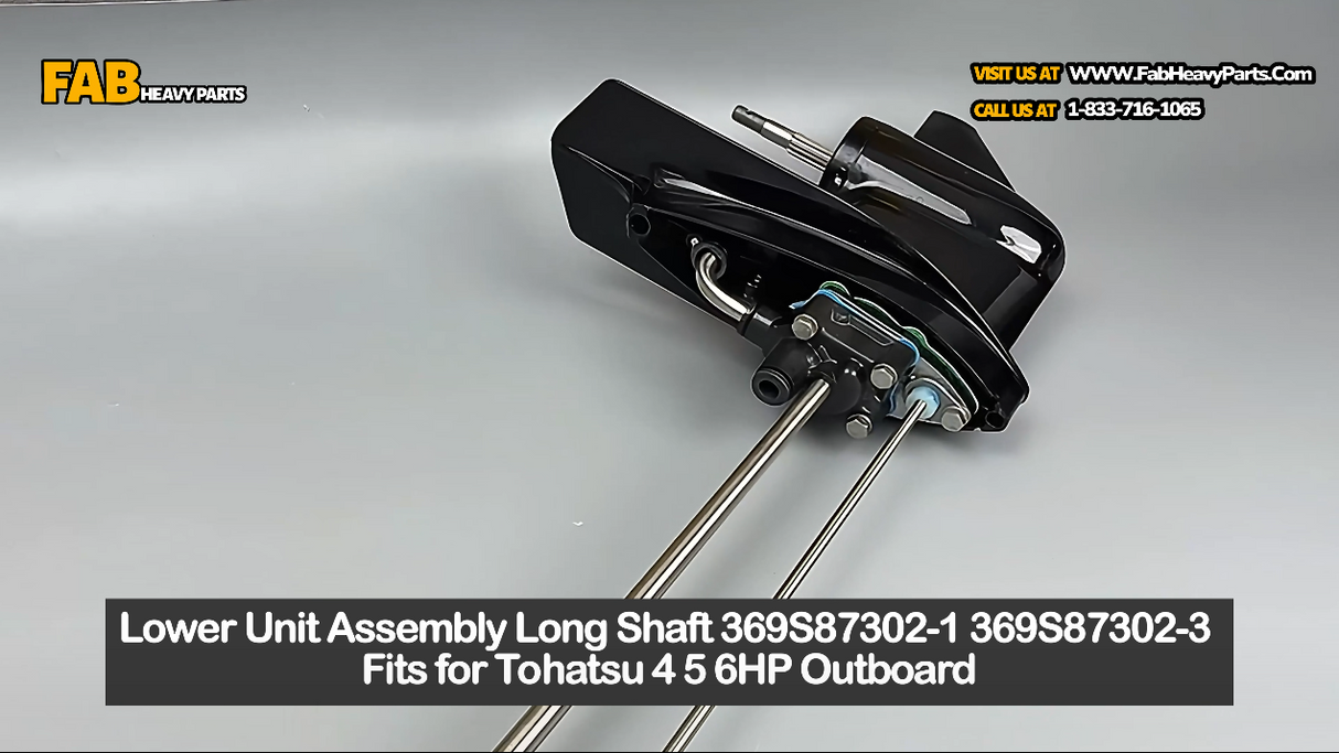 Lower Unit Assembly Long Shaft 369S87302-1 369S87302-3 Fits for Tohatsu 4 5 6HP Outboard