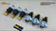 Lucas Fuel Injector Set NEW X 6 993.606.120.00 Fits for Porsche 911 3.6L 1995-1998
