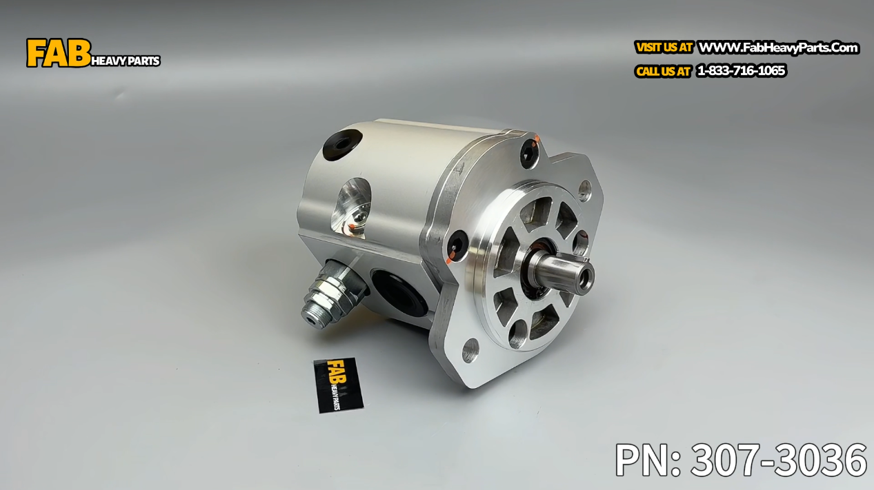 MovYard® Hydraulic Fan Motor 307-3036 3073036 Replaces Caterpillar CAT Skid Steer Loader 216B 226B 232B 236B 236D 242B 242B3 242D 252B