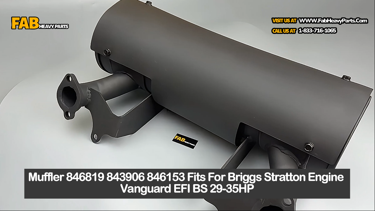 Muffler 846819 843906 846153 Fits For Briggs Stratton Engine Vanguard EFI BS 29-35HP