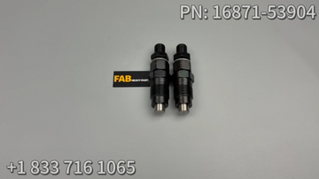 2 PCS Fuel Injector Assembly 16871-53904 for Kubota Engine Z482