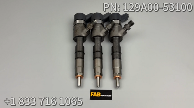 3 PCS Fuel Injector 129A00-53100 0445110463 for Yanmar Engine 4TNV88C 3TNV88C