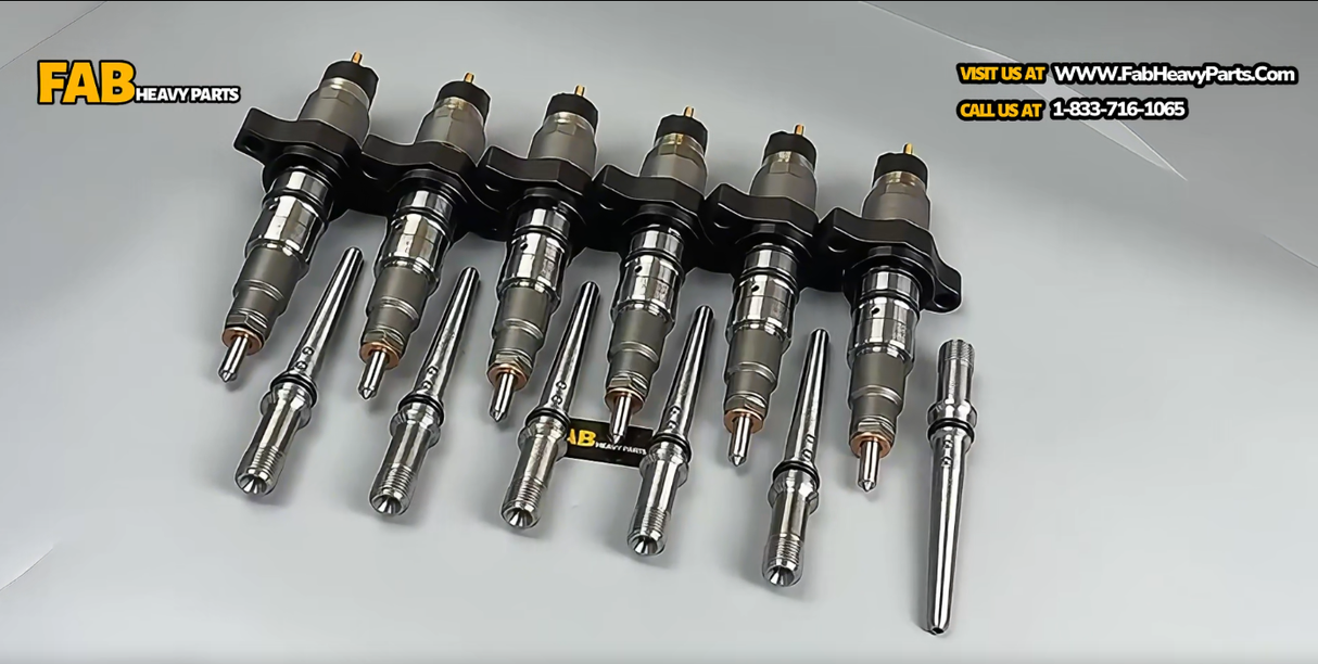 6 PCS Fuel Injector 0445120255 for Dodge Ram 2500