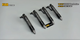 4 PCS Fuel Injector AT212037 729902-53200 for Yanmar Engine 4TNE98 4TNE98-SA Fits for John Deere Loader 304H