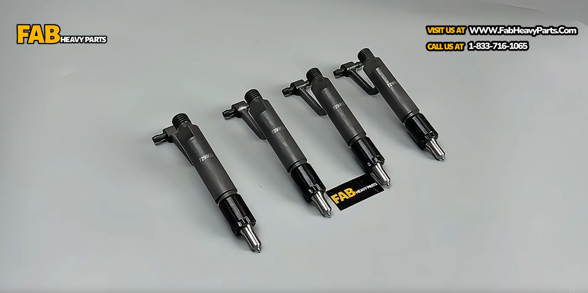4 PCS Fuel Injector YM729902-53200 Fits for Komatsu Engine 4D98E-1HC Excavator PC75-1 PC75R-2 PW75-1