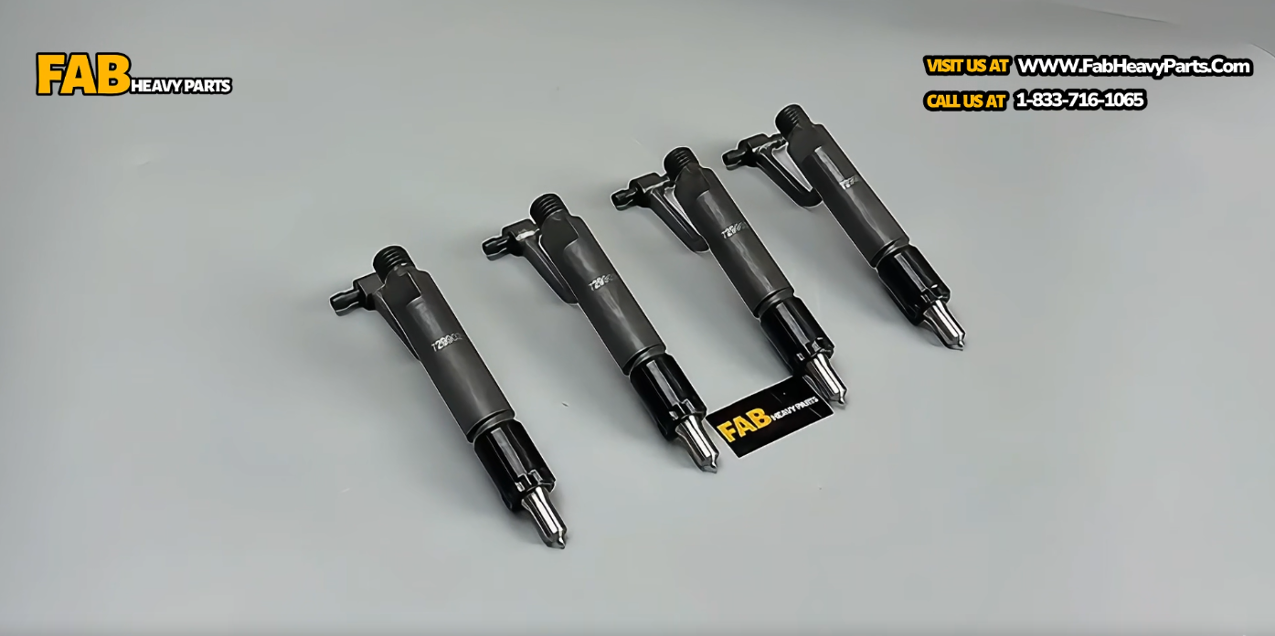 4 PCS Fuel Injector YM729902-53200 Fits for Komatsu Engine 4D98E-1HC Excavator PC75-1 PC75R-2 PW75-1