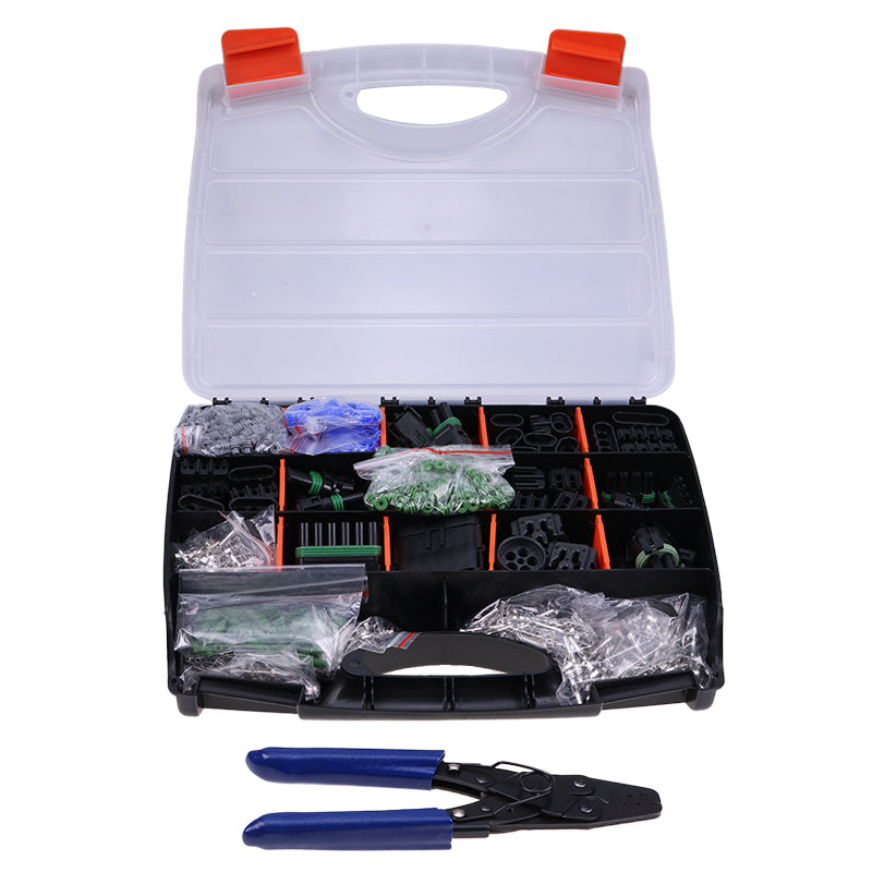 Pro Weather Pack Connector Kit  WP-1104 With Non-Ratcheting Crimp Tool