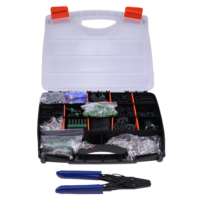 Pro Weather Pack Connector Kit  WP-1104 With Non-Ratcheting Crimp Tool