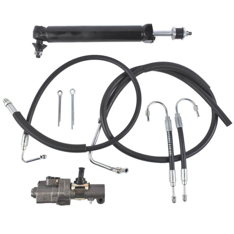PS1A-PSV2-PSHKIT5 Power Steering Cylinder Valve Hoses Kit for Chevy Bel Air Impala 1960-1964 Base - Fab Heavy Parts