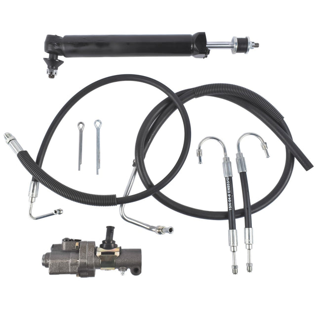 PS1A-PSV2-PSHKIT5 Power Steering Cylinder Valve Hoses Kit for Chevy Bel Air Impala 1960-1964 Base - Fab Heavy Parts