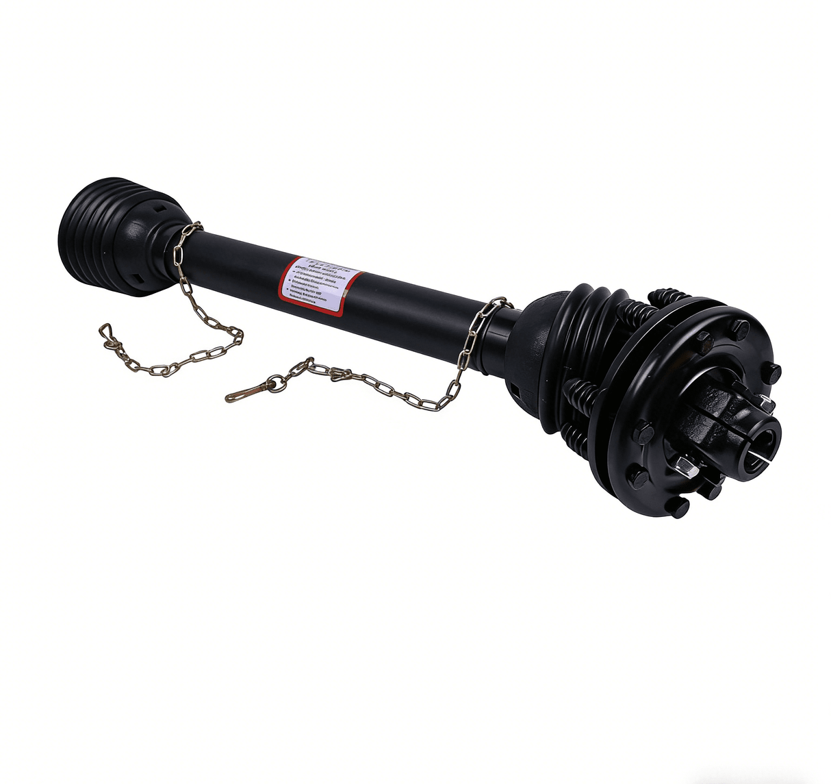 PTO Drive Line for 1 - 3/8x6 Spline Tractor End 36" - 42" Length Series 4 - Fab Heavy Parts