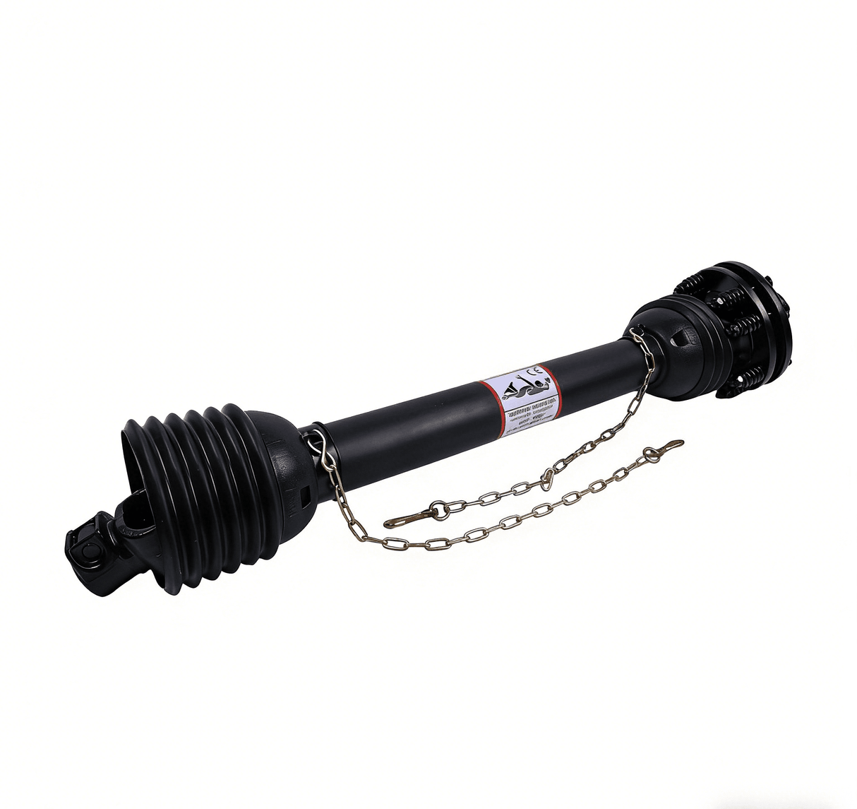 PTO Drive Line for 1 - 3/8x6 Spline Tractor End 36" - 42" Length Series 4 - Fab Heavy Parts