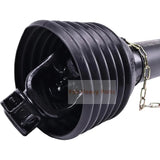 Eje de toma de fuerza 1 3/8" 6 estrías 46" 14106546 AB5091090 Compatible con tractores completos 3013-6022 Bush Hog 275 285 305 306 SQ7 SQ72 SQ84 JD 603 613 616 717 Kubota L360 L366 LM378