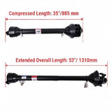 PTO Shaft 50034235 for Bush Hog SQ7 SQ84 SQ72 John Deere 603 613 616 717 Rotary Cutter - Fab Heavy Parts