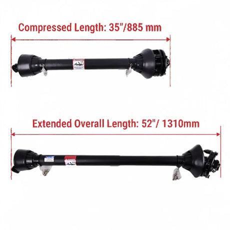 PTO Shaft 50034235 for Bush Hog SQ7 SQ84 SQ72 John Deere 603 613 616 717 Rotary Cutter - Fab Heavy Parts