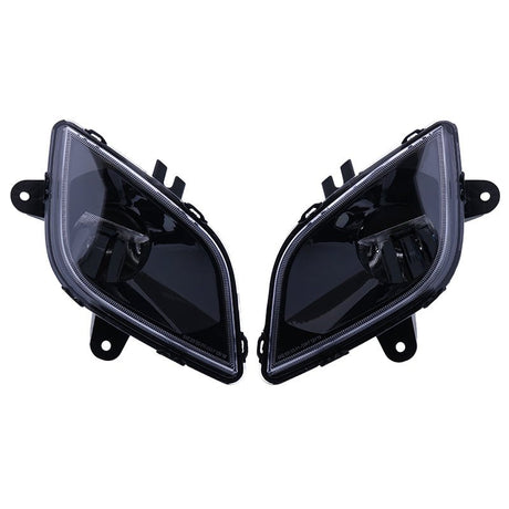 QSC Performance LED 1 - INJ - 1043 - 100 & 1 - INJ - 1043 - 200 fog Lights Lamps Pair for Freightliner Cascadia 2018+ - Fab Heavy Parts