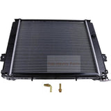 Radiator 16410F210171 164203661071 Fits for Toyota ForkLifts 11" With Oil Cooler 16420U350071 - Fab Heavy Parts