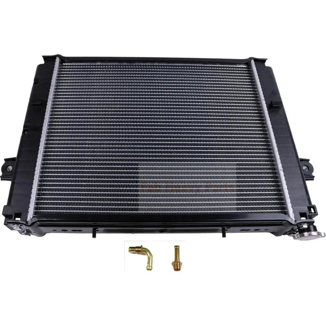 Radiator 16410F210171 164203661071 Fits for Toyota ForkLifts 11" With Oil Cooler 16420U350071 - Fab Heavy Parts
