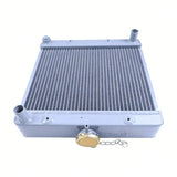 Radiator AM138710 for Yanmar Engine 3TNE68C 3TNV70 John Deere UTV HPX815E UV72 XUV825i XUV825M XUV825MS4 XUV850D XUV855M XUV855MS4 - Fab Heavy Parts