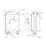 Radiator Group 1008307 100 - 8307 Fits for Caterpillar CAT Engine 3046 Tractor D5C - III - Fab Heavy Parts