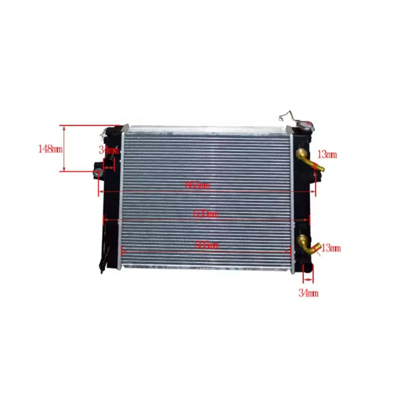 Radiator Assembly 16450-26600-71 for Toyota Engine 1DZ 2Z 4Y Forklift 30-8FG30 30-8FGJ35 60-8FD20 60-8FD25 60-8FD30 70-8FD20 70-8FD25 60-8FDN25