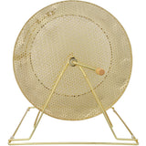 Raffle Drum Holds 10000 Tickets or 300 Ping Pong Balls Metal Lottery Spinning Drawing with Wooden Turning Handle 14.8 x Ø21.26 inch Brass Plated - Fab Heavy Parts