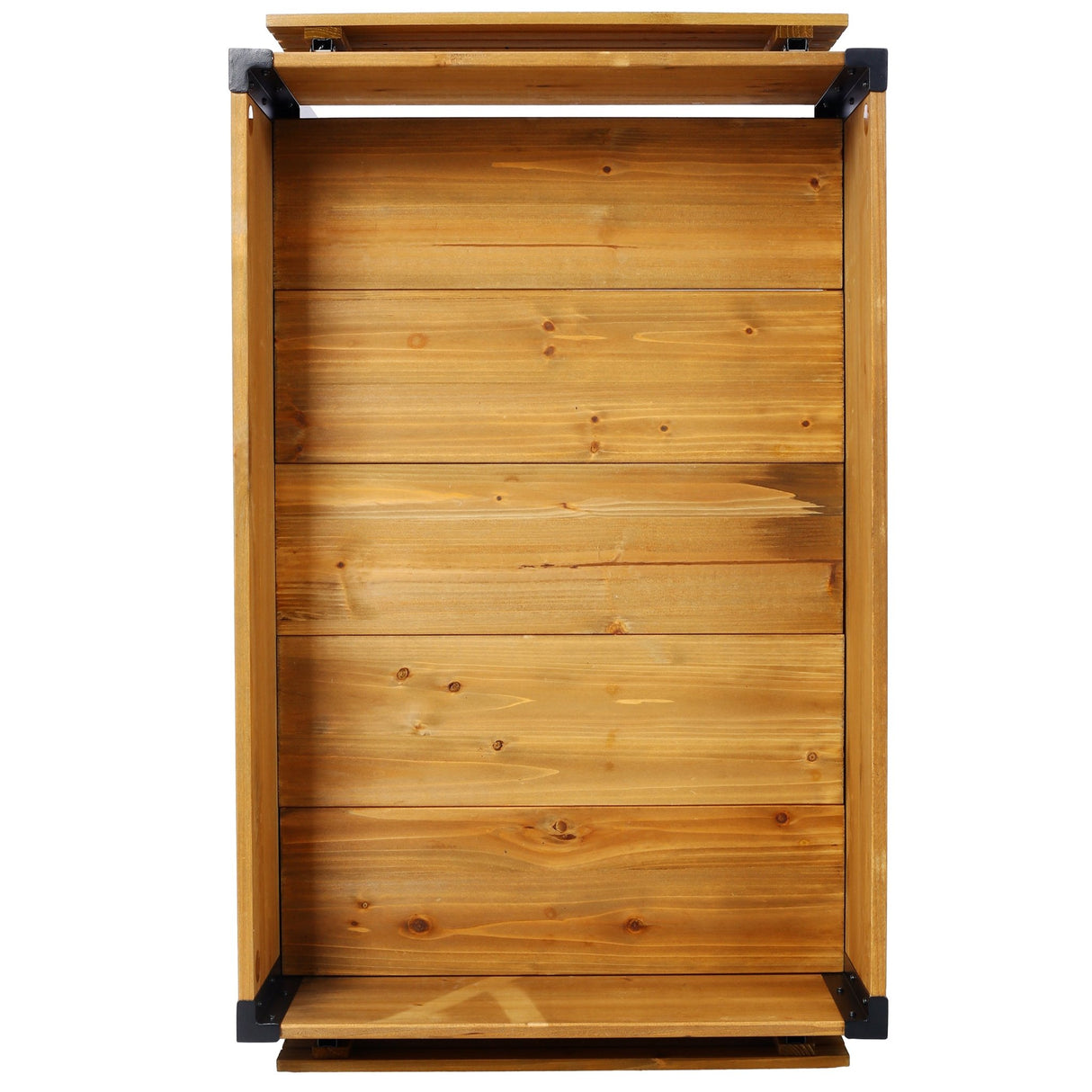 Raised Garden Bed Metal Leg Elevated Wood Planter Boxes with Folding Storage Shelf for Growing Fresh Herbs Vegetables Flowers Great for Outdoor Patio Deck Balcony - Fab Heavy Parts