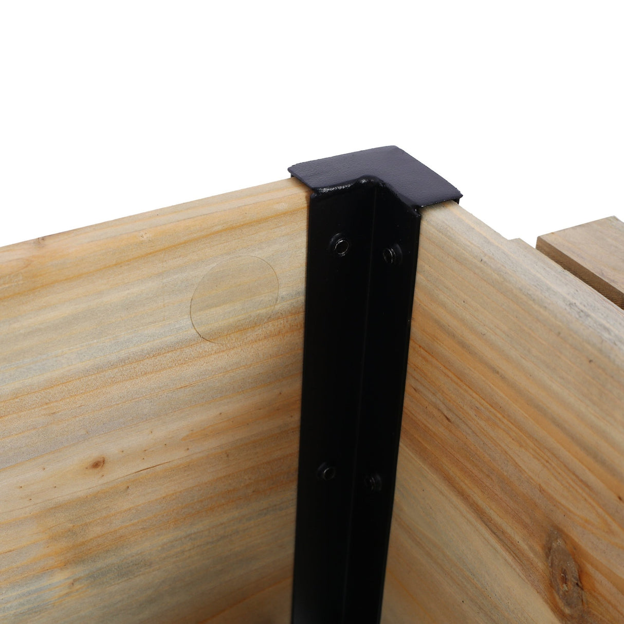 Raised Garden Bed Metal Leg Wood Planter Boxes with Folding Storage Shelf Elevated for Growing Fresh Herbs Vegetables Flowers Great for Outdoor Patio Deck Balcony - Fab Heavy Parts