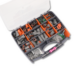 800 Piece Deutsch DT Connector Kit Stamped for 14 16 18 20 GA. WIRE - Fab Heavy Parts