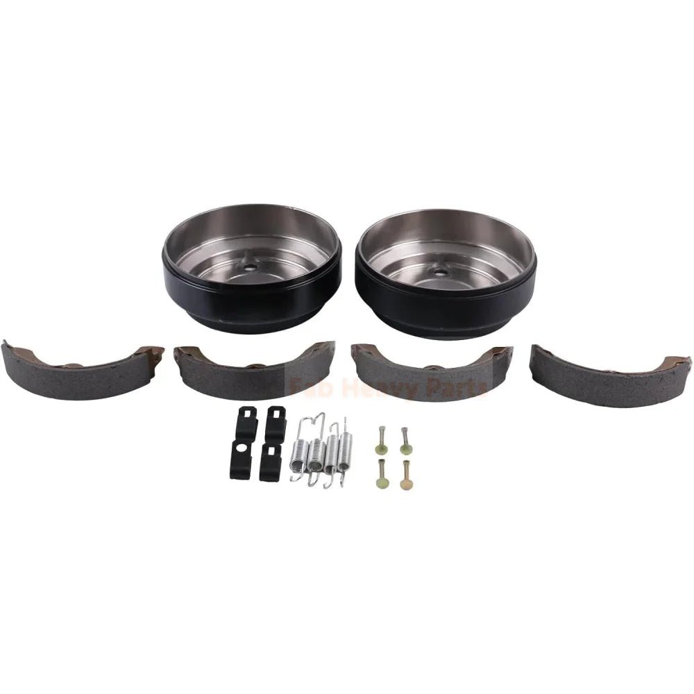Rear Brake Drum Kit 1017911 - 01 1018232 - 01 1018163 - 01 Fits for Club Car Golf Cart DS 1995 - UP for Precedent 2004 - UP - Fab Heavy Parts