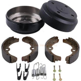 Rear Brake Drum Kit 1017911 - 01 1018232 - 01 1018163 - 01 Fits for Club Car Golf Cart DS 1995 - UP for Precedent 2004 - UP - Fab Heavy Parts