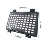 Rear Window Molle Panel Modular Storage for 2018 - 2023 Jeep Wrangler JL 4 Doors Driver Side - Fab Heavy Parts