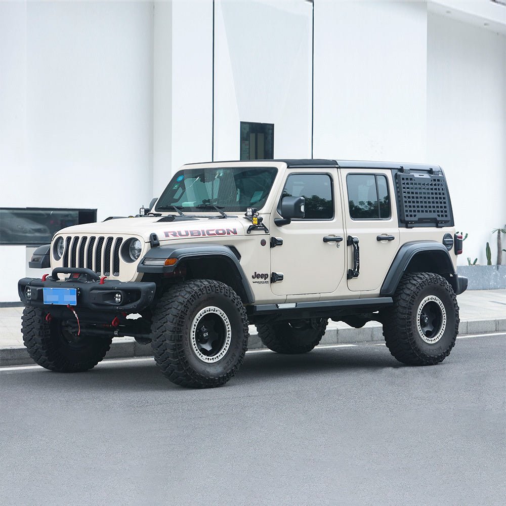 Rear Window Molle Panel Modular Storage for 2018 - 2023 Jeep Wrangler JL 4 Doors Driver Side - Fab Heavy Parts