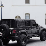Rear Window Molle Panel Modular Storage for 2018 - 2023 Jeep Wrangler JL 4 Doors Right Side (Passenger Side) - Fab Heavy Parts