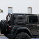 Rear Window Molle Panel Modular Storage for 2018 - 2023 Jeep Wrangler JL 4 Doors Right Side (Passenger Side) - Fab Heavy Parts