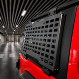 Rear Window Molle Panel Modular Storage for 2018 - 2023 Jeep Wrangler JL 4 Doors Right Side (Passenger Side) - Fab Heavy Parts