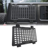 Rear Window Molle Panel Modular Storage for 2018 - 2023 Jeep Wrangler JL 4 Doors Right Side (Passenger Side) - Fab Heavy Parts