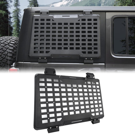 Rear Window Molle Panel Modular Storage for 2018 - 2023 Jeep Wrangler JL 4 Doors Right Side (Passenger Side) - Fab Heavy Parts