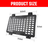 Rear Window Molle Panel Modular Storage for 2018 - 2023 Jeep Wrangler JL 4 Doors Right Side (Passenger Side) - Fab Heavy Parts