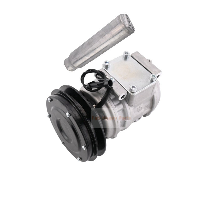 A/C Compressor 33770-50050 & Receiver Drier 3F999-01740 Fits for Kubota Tractor M110 M120 M7580 M8580 M9580