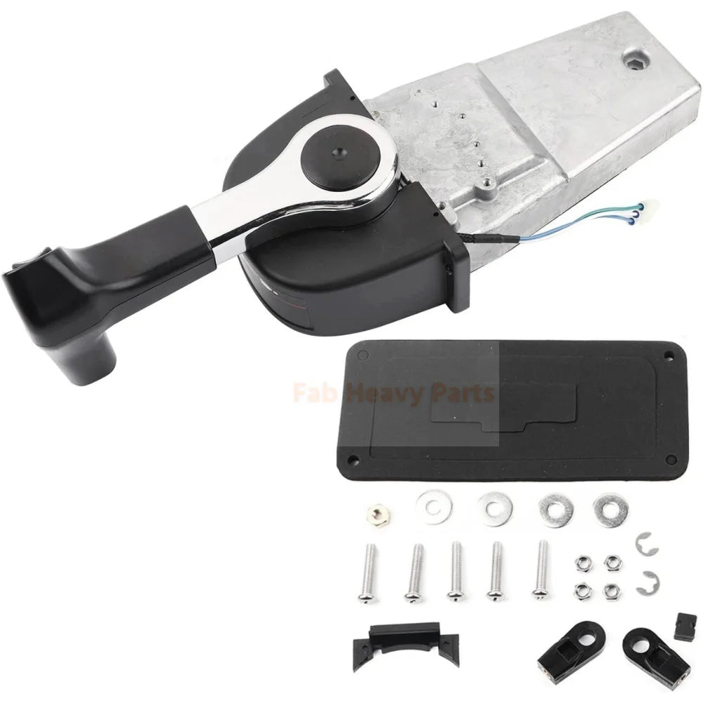 Remote Control Left Hand No Key & Trim Pull To 06240 - ZW5 - U50 Fits for Honda Outboard - Fab Heavy Parts