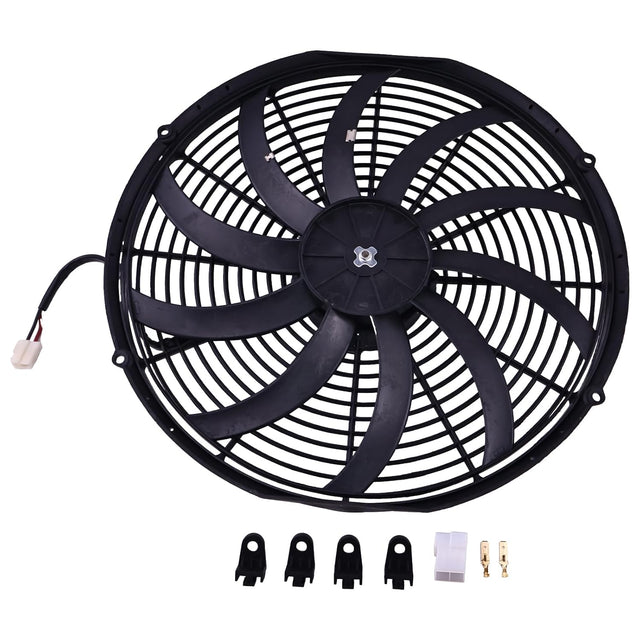 Replacement 24V 16" Pusher Fan 30102540 VA18BP70/LL86S IX30102540 - Fab Heavy Parts
