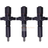 Replacement 3Pcs Fuel Injector 2645732 Fits for Perkins Engine 3.152 Series Massey Ferguson Tractor 135 150 165 200 2135 3165 300 304 - Fab Heavy Parts