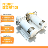 Replacement Fuel Filter Water Separator 751000MAXM10 751000MAXM Fits For Racor Turbine Series - Fab Heavy Parts