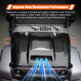 Replacement Hood Vented Heat Dispersion Fits for 2007 - 2018 Jeep Wrangler JK JKU - Fab Heavy Parts